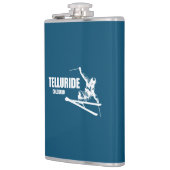 Telluride Colorado Skier Flachmann (Links)