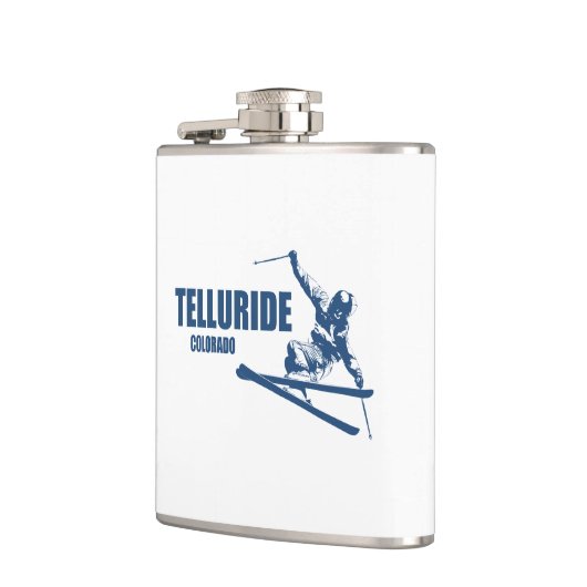 Telluride Colorado Skier Flachmann (Links)