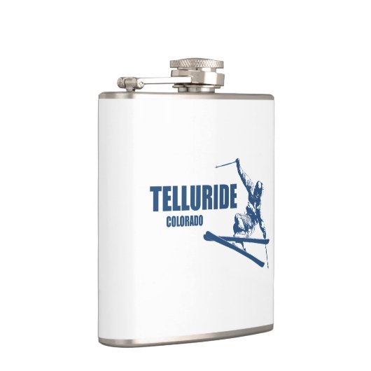 Telluride Colorado Skier Flachmann (Rechts)