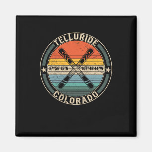 Telluride Colorado Skifahren Snowboarden Snow Mo Magnet