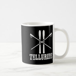 Telluride Colorado Skifahrer Skifahren Stöcke unte Kaffeetasse
