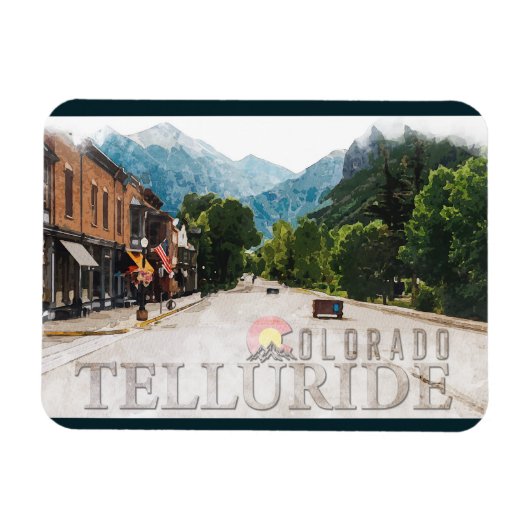Telluride Colorado Skigebiete Magnet (Horizontal)