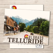 Telluride Colorado Skigebiete Postkarte