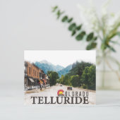 Telluride Colorado Skigebiete Postkarte (Stehend Vorderseite)