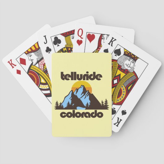 Telluride, Colorado Spielkarten (Rückseite)