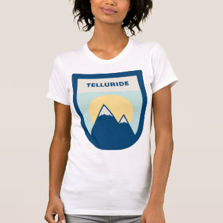 Telluride Colorado Vintage Modern Abzeichen T-Shirt