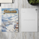 Telluride Colorado Winterreise zur Alp Piora und i Postkarte<br><div class="desc">Das Telluride Winter Kunstdesign zeigt die Winterlandschaft.</div>