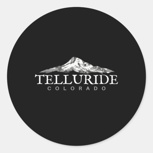 Telluride Gran Café Al Porto Runder Aufkleber (Vorderseite)