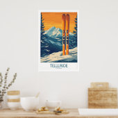 Telluride Ski Print - Colorado 1 Poster (Küche)