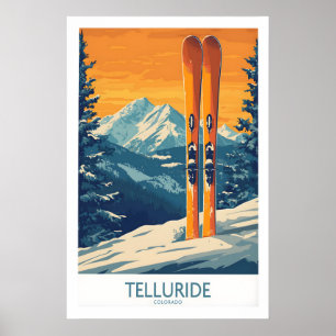 Telluride Ski Print - Colorado 1 Poster
