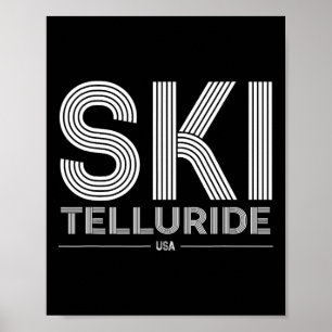 Telluride Ski Resort Usa Rocky Mountains Amerikani Poster