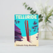 Telluride Ski Rocky Mountains Postkarte (Stehend Vorderseite)