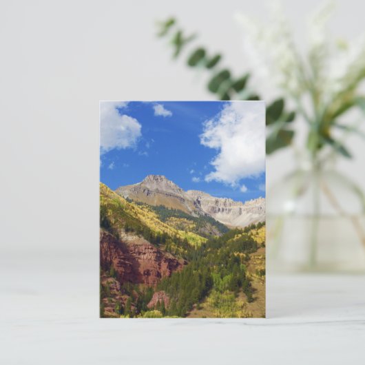 Telluride Tal Herbstfarben Postkarte (Stehend Vorderseite)