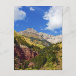 Telluride Tal Herbstfarben Postkarte