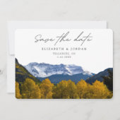 Telluride Wedding Colorado Save the Date Einladung (Vorderseite)