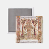 Tellus, von Exultet I, c.1030 Magnet (Vorderseite/Rückseite)