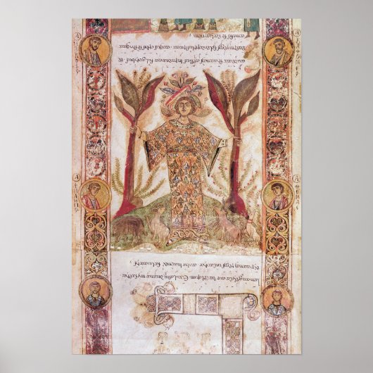 Tellus, von Exultet I, c.1030 Poster (Vorne)