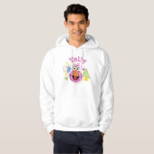 Telly Monster Spaß-Grafik Hoodie (Vorne ganz)