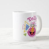 Telly Monster Spaß-Grafik Jumbo-Tasse (Vorderseite Rechts)