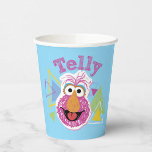 Telly Monster Spaß-Grafik Pappbecher