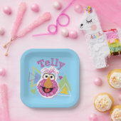 Telly Monster Spaß-Grafik Pappteller (Party)