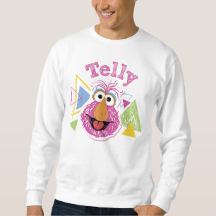 Telly Monster Spaß-Grafik Sweatshirt