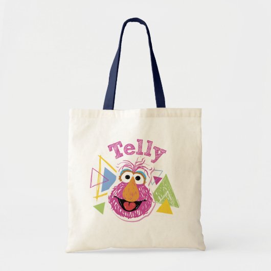 Telly Monster Spaß-Grafik Tragetasche (Vorne)
