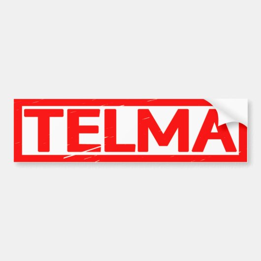 Telma-Briefmarke Autoaufkleber (Vorne)