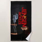 Telo Mare Jensen Ackles Strandtuch (Vorderseite)