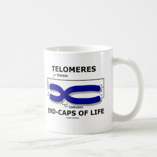 Telomeres Ende-Kappen des Lebens (Biologie-Spaß) Kaffeetasse