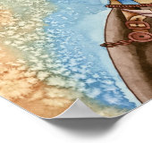 Telsa - Steampunk Art Poster (Ecke)