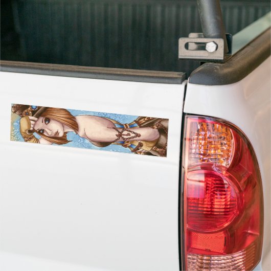 Telsa - Steampunk Autoaufkleber (Auf Lkw)