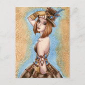Telsa - Steampunk Postcard Postkarte (Vorderseite)