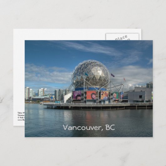 Telus World of Science Postkarte (Vorne/Hinten)