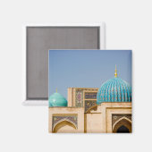 Telyashayakh Moschee: Domes Magnet (Vorderseite/Rückseite)