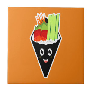 Temaki Sushi Hand Roll Fliese