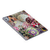 Temari Montage-Notizbuch - gezeichnete Seiten Notizblock (Rechte Seite)