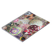 Temari Montage-Notizbuch - gezeichnete Seiten Notizblock (Linke Seite)