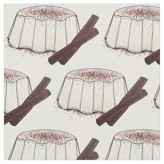 Tembleque Puerto Rico Coconut Dessert Pudding Stoff (Nahaufnahme)