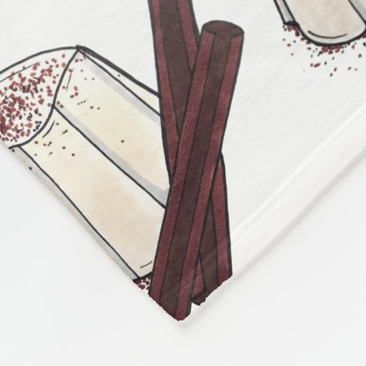 Tembleque Puerto Rico Neujahrsputtschuh Fleecedecke (Ecke)