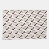 Tembleque Puerto Rico Neujahrsputtschuh Geschirrtuch (Horizontal)