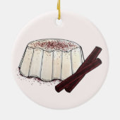 Tembleque Puerto Rico Neujahrsputtschuh Keramik Ornament (Hinten)