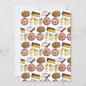 Tembleque Puerto Rico Pudding Food Festival Einladung (Rückseite)