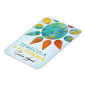 Temecula California Sunshine Travel Magnet (Linke Seite)