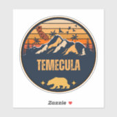 Temecula, Kalifornien Aufkleber (Blatt)