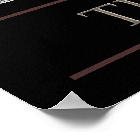 Temecula, kalifornisches Poster (Ecke)