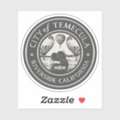 TEMECULA RIVERSIDE KALIFORNIA AUFKLEBER (Blatt)