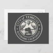 TEMECULA RIVERSIDE KALIFORNIA POSTKARTE (Vorne/Hinten)