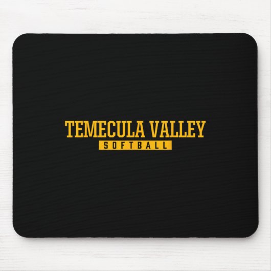 Temecula Valley High School Softball Mousepad (Vorne)