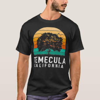 Temecula Vintag Sunset California Souvenir Premiu T-Shirt